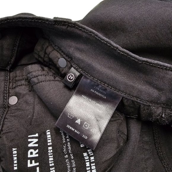 GRLFRND Women's High Rise Black Jeans - Picture 9 of 9